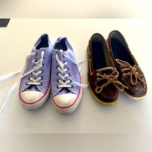 2 pair of Girls Shoes size 6